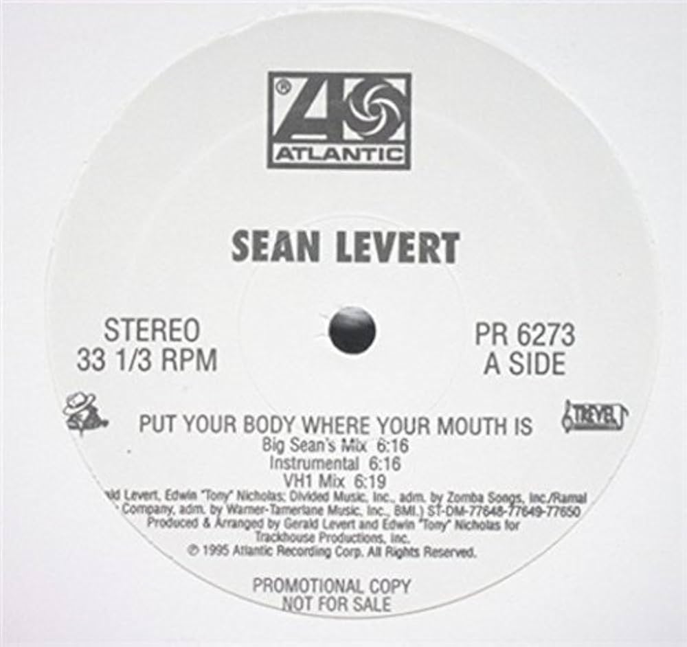 【R&B】SEAN LEVERT / PUT YOUR BODY WHERE.. Sean Levert – Put Your Body Where Your Mouth Is – Cassette